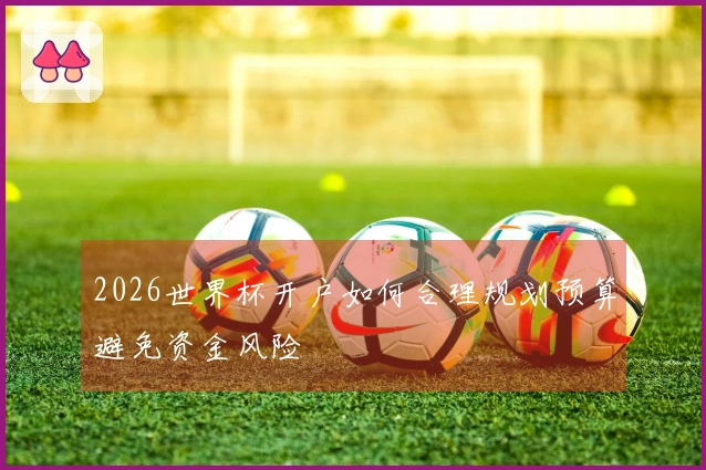 2026世界杯开户如何合理规划预算避免资金风险